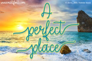 A Perfect Place: The Monoline Script Font Every Crafter Needs