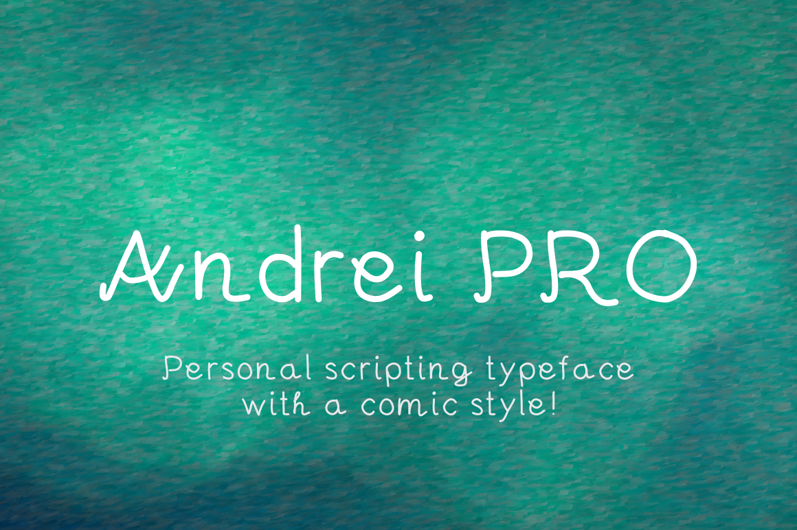 Andrei Font: Handwritten Charm for Handmade Products