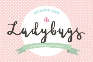 Ladybugs: A Handwritten Script Font for Web Design