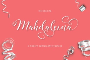 Mahdaleina: A Modern Calligraphy Font for Polished Branding