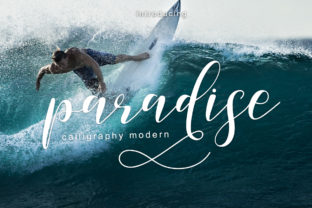 Paradise Font: A Script Typeface for Polished Branding