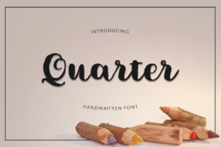 Quarter: The Handwritten Font That Elevates Editorial Design
