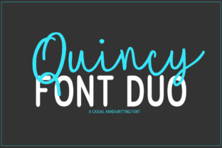 Quincy Font: A Handwritten Typeface for Modern Web Design