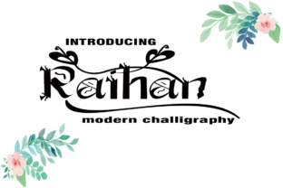 Raihan: A Modern Calligraphy Script Typeface for Web Designers