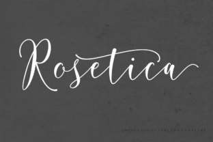 Rosetica: A Handcrafted Script Font for Creative Products