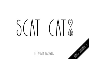 Scat Cat: A Tall Skinny Typeface for Digital Impact