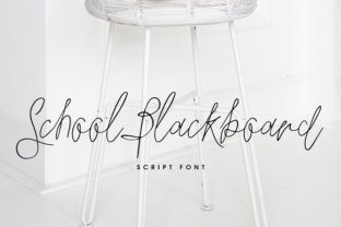 School Blackboard Font for Creative Projects