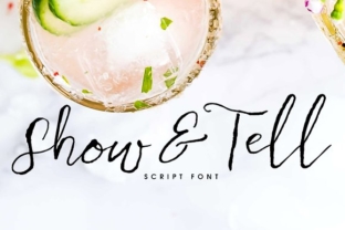 Show Tell Font Review