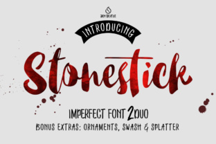 Stonestick Font for Editorial Design