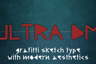Ultra DM: A Vintage Graffiti Font for Handmade Products