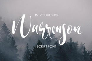 Warrenson: A Beautiful Handcrafted Font