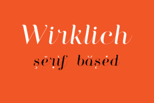 Wirklich: A Handwritten Script Font Built for Digital Content