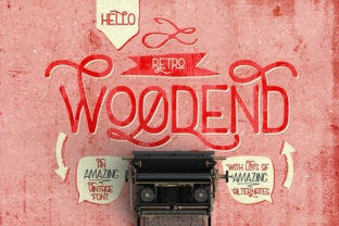 Woodend: A Handcrafted Font for Creative Projects