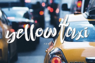 Yellow Taxi Font for Professional Branding